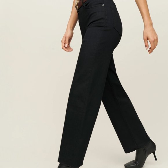 Reformation Emma High Rise Wide Leg Jeans Size 25 - Picture 3 of 7